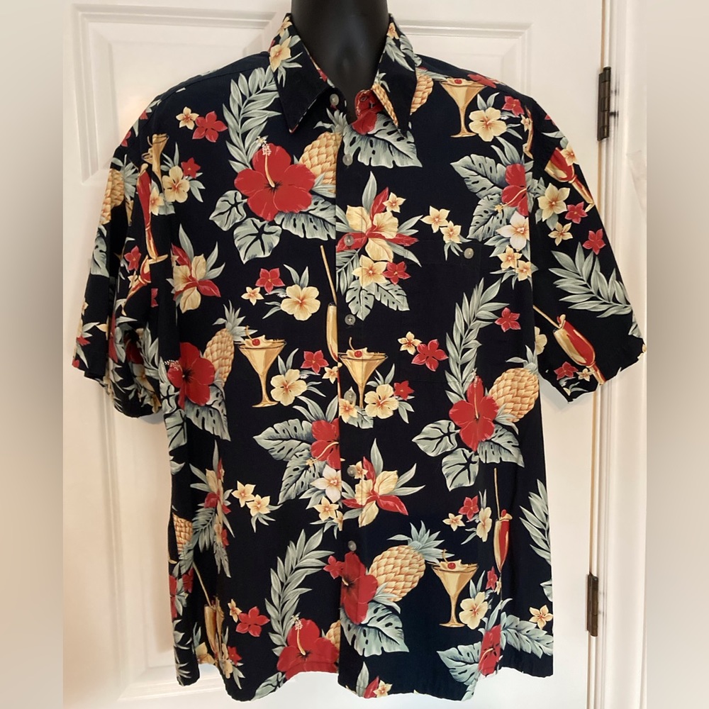 Vintage Pierre Cardin Hawaiian Style Shirt